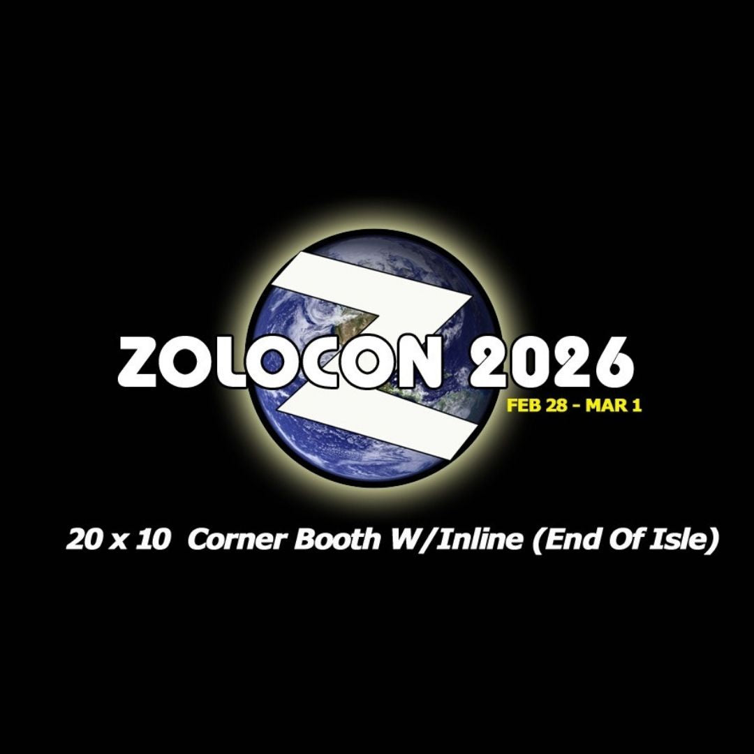 Zolocon 2026 | 20 x10’ CORNER + INLINE Booth (End of Isle)