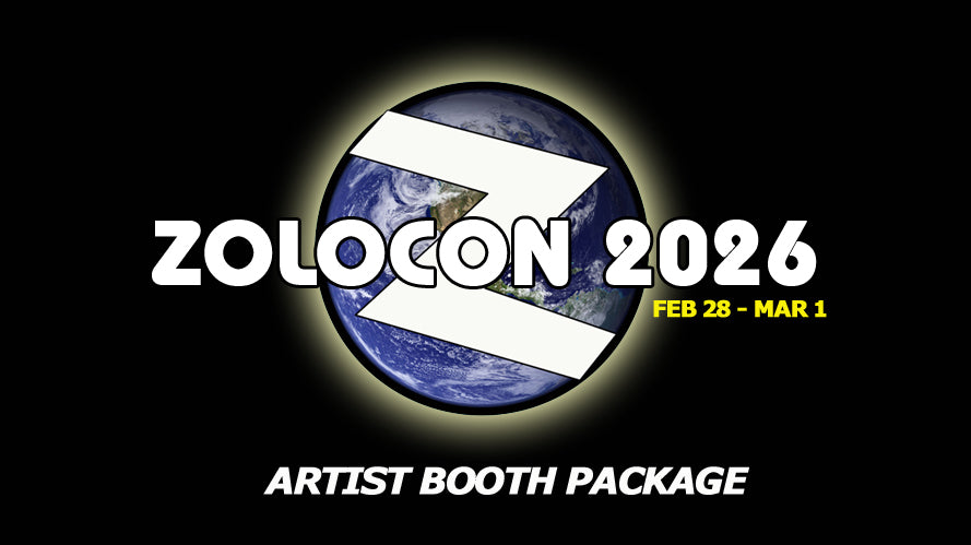 Zolocon 2026 | 6 x 6" ARTIST Booth Package