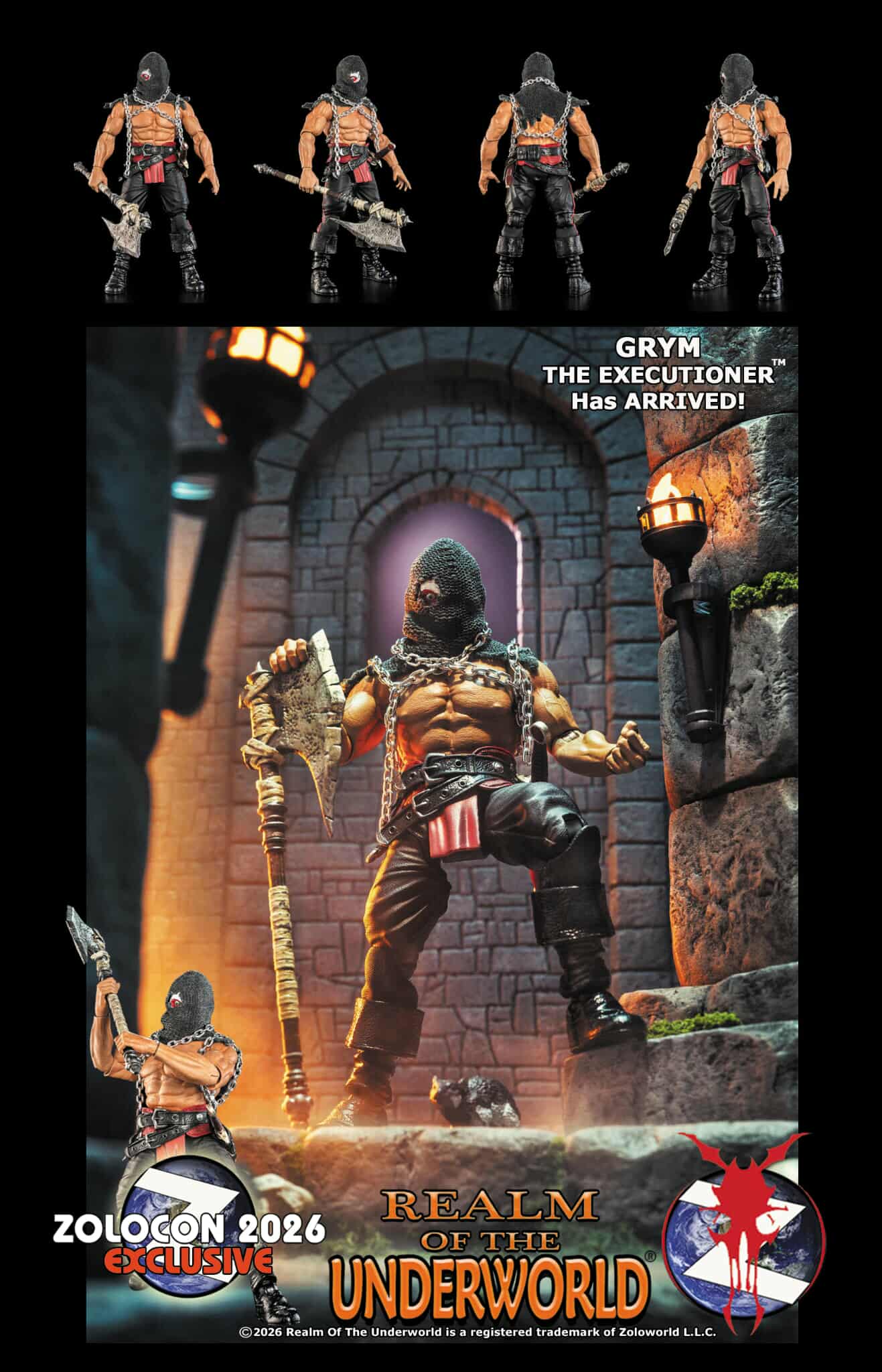 Zolocon 2026 VIP Pass + GRYM The Executioner Exclusive Figure