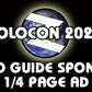 Zolocon 2025 1/4 Sponsorship Package